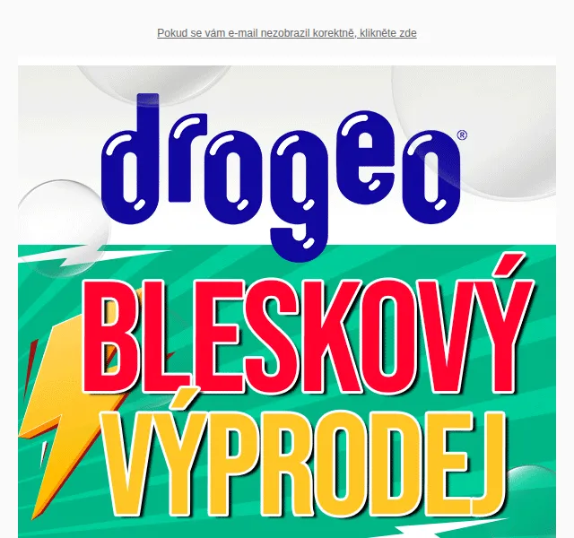Drogeo: Bleskové slevy – červen 2026 | Nuslet.cz
