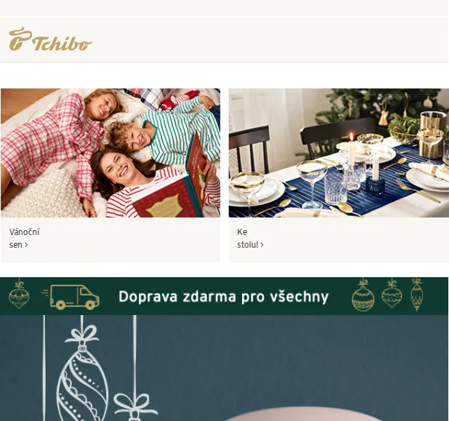 Tchibo: Vánoční kolekce s dopravou zdarma – prosinec 2021 | Nuslet.cz