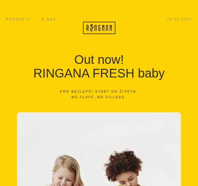 RINGANA: Nová řada FRESH baby – péče o miminka | červen 2026 | Nuslet.cz