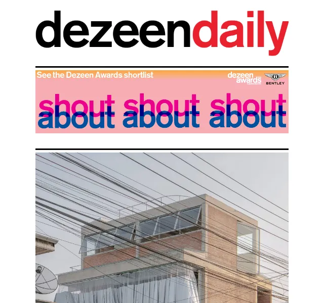 Dezeen Daily: novinky z architektury a designu – červen 2026 | Nuslet.cz