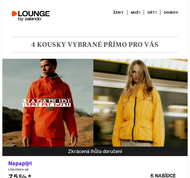 Lounge by Zalando: Napapijri, EGLO, Even&Odd – červen 2026 | Nuslet.cz