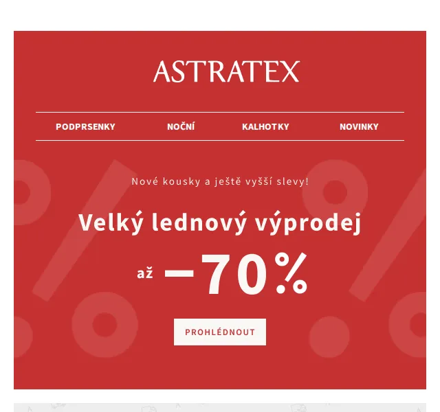 Astratex.cz: Slevy až 70 % a doprava zdarma – červen 2026 | Nuslet.cz
