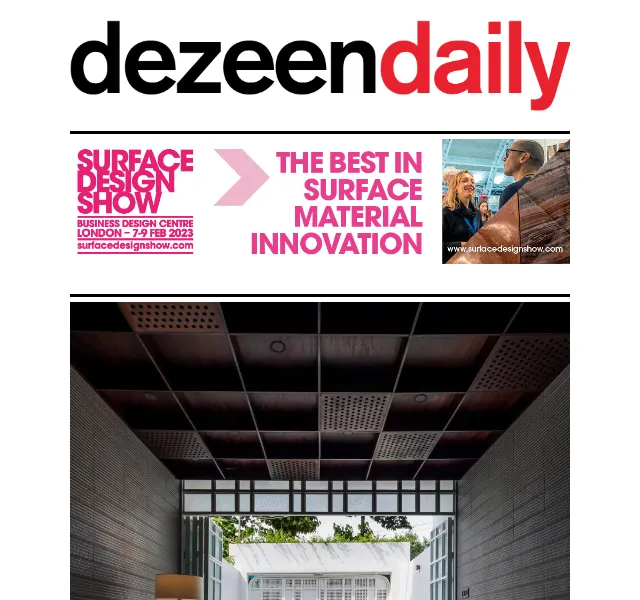 Dezeen Daily: Designové novinky a projekty – červen 2026 | Nuslet.cz