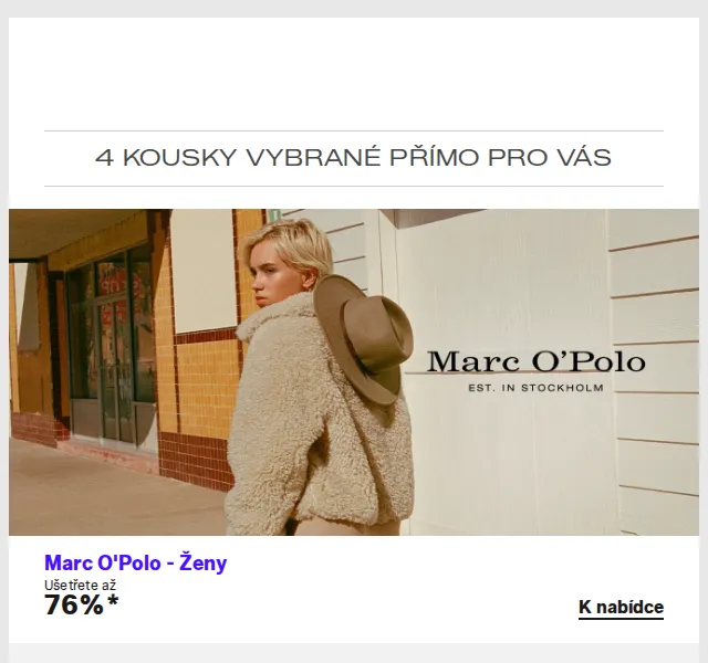 Lounge by Zalando: Marc O'Polo, Crocs, Coach – až 85 % | Duben 2026