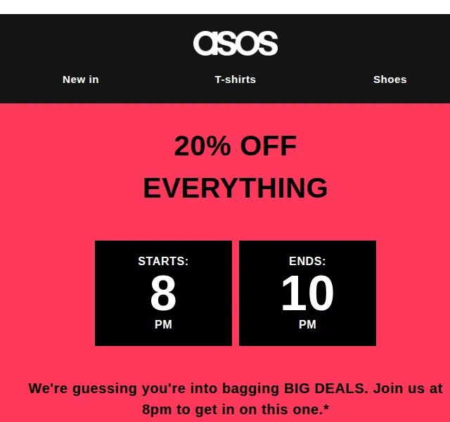 ASOS Sale: 20% sleva na vše – červen 2026 | Nuslet.cz