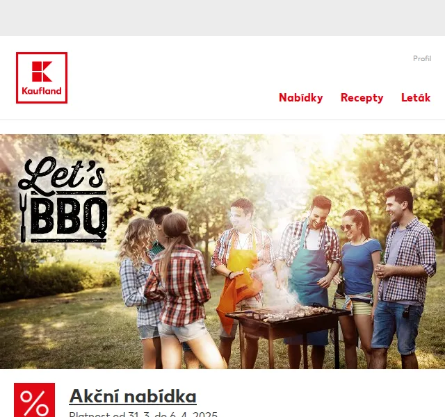 Kaufland: Let’s BBQ gril a příslušenství se slevou až 16 % – červenec 2026 | Nuslet.cz
