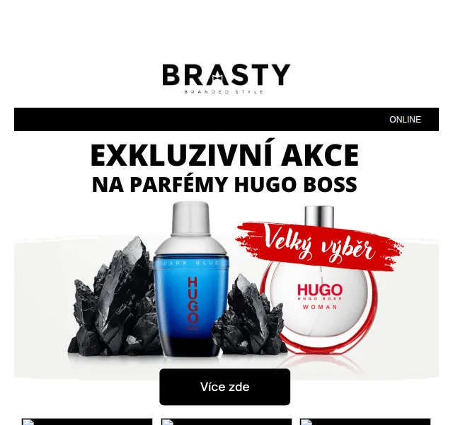 BRASTY: Sleva na Hugo Boss parfémy – červen 2026 | Nuslet.cz