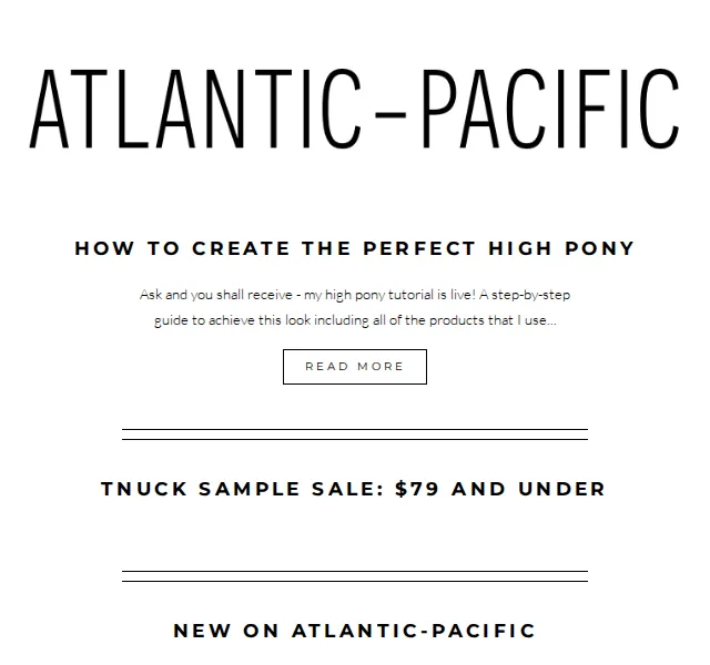 ATLANTIC-PACIFIC: Tuckernuck sample sale $79 – červenec 2026 | Nuslet.cz