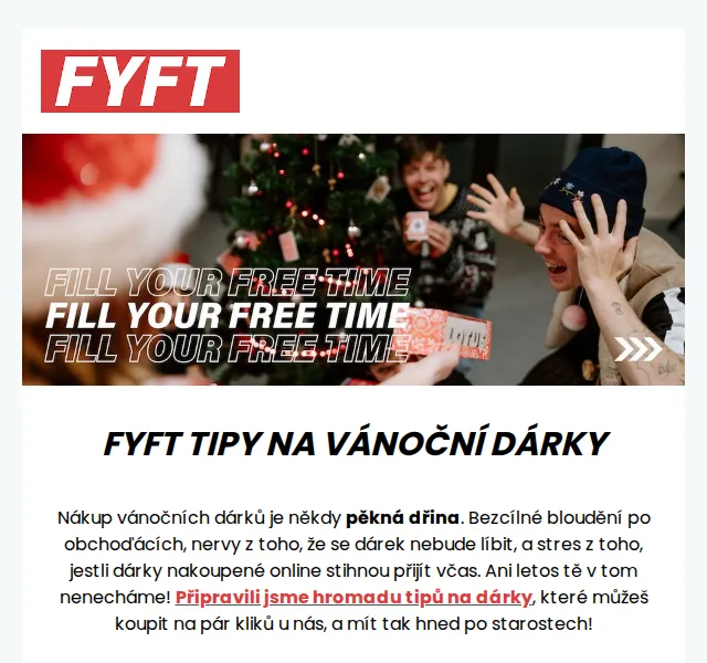 Zuzka | FYFT.cz: Vánoční tipy na dárky – prosinec 2022 | Nuslet.cz