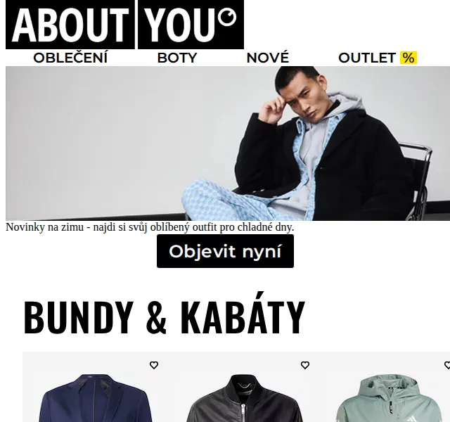 ABOUT YOU: Novinky na zimu – červenec 2026 | Nuslet.cz