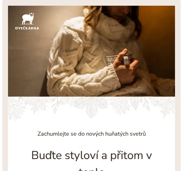 Ovečkárna: vlněné svetry Merino od 1 699 Kč – červen 2026 | Nuslet.cz