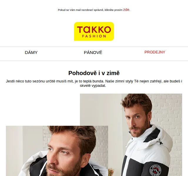 Takko Fashion: Pánská outdoorová móda, bundy & mikiny – červen 2026 | Nuslet.cz