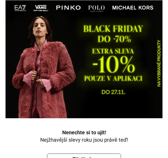 Modivo: Black Friday slevy až 48 % – červenec 2026 | Nuslet.cz