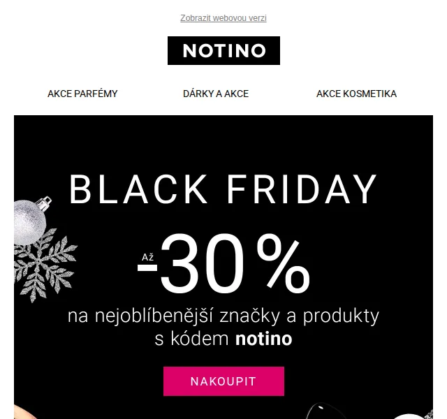 Notino: Až 30% slevy na parfémy a kosmetiku – červen 2026 | Nuslet.cz