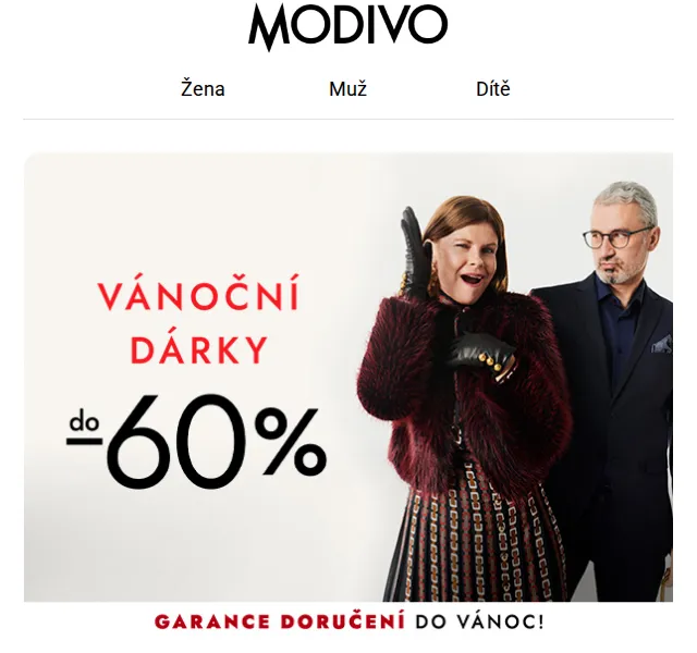 Modivo: Zimní slevy do -60 % na bundy a svetry – červen 2026 | Nuslet.cz