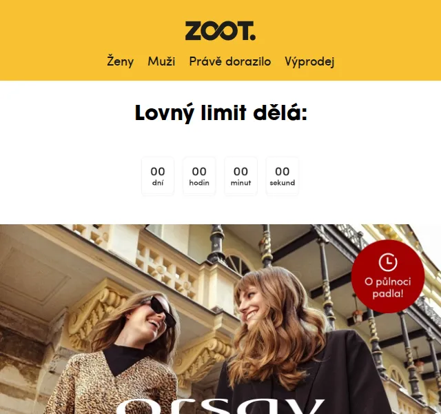 ZOOT: –33 % na Orsay do půlnoci – červen 2026 | Nuslet.cz