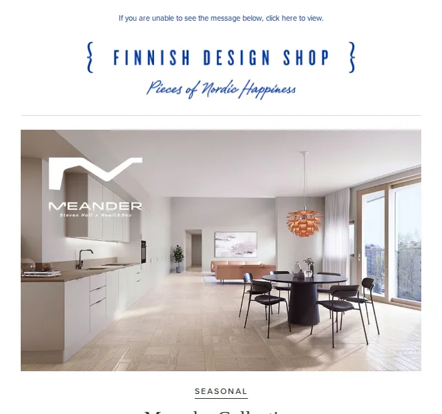 Finnish Design Shop: Meander Collection & Golden Bell Savoy –15 % – červen 2026 | Nuslet.cz