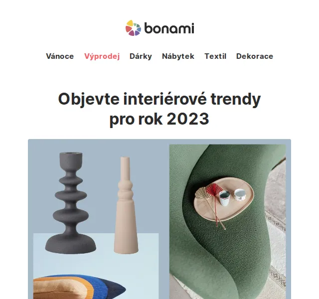 Bonami: 15% sleva na veškerý nábytek a dekorace – červen 2026 | Nuslet.cz