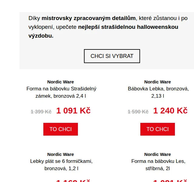 Potten & Pannen: Sleva 22 % na Nordic Ware formy – červen 2026 | Nuslet.cz