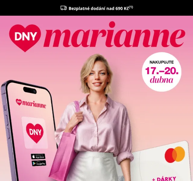 Sephora: Dny Marianne – slevy až -30 % – duben 2026