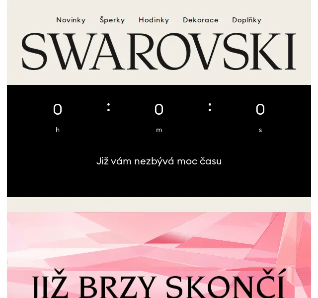 Swarovski: slevy až 40 % na šperky – červen 2026 | Nuslet.cz
