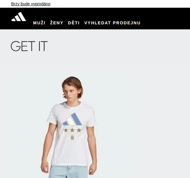 Adidas: Výprodej AFA Win Tee M – červen 2026 | Nuslet.cz