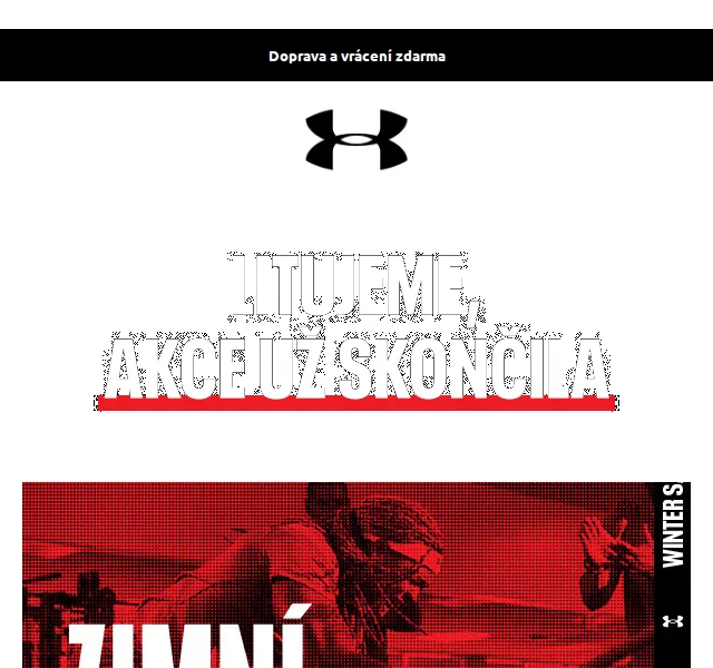 Under Armour: Zimní slevy až 50 % + extra -15 % – červen 2026 | Nuslet.cz