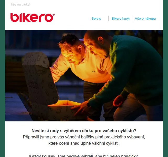 czbikero: Vánoční balíčky pro cyklisty od 499 Kč – červenec 2026 | Nuslet.cz