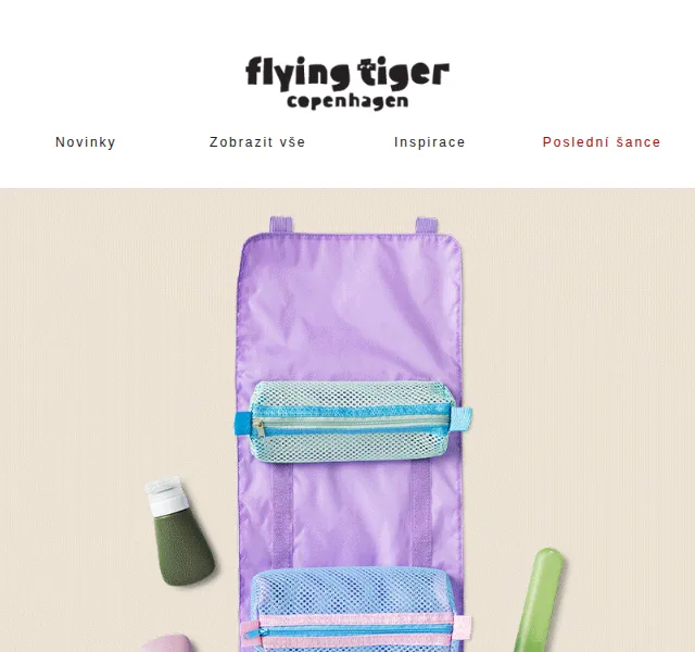 Flying Tiger Copenhagen: cestovní potřeby na léto – červenec 2026 | Nuslet.cz