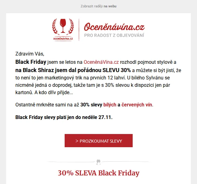 Vláďa z Oceněnávína.cz: Sleva 30 % na Black Shiraz – listopad 2022 | Nuslet.cz
