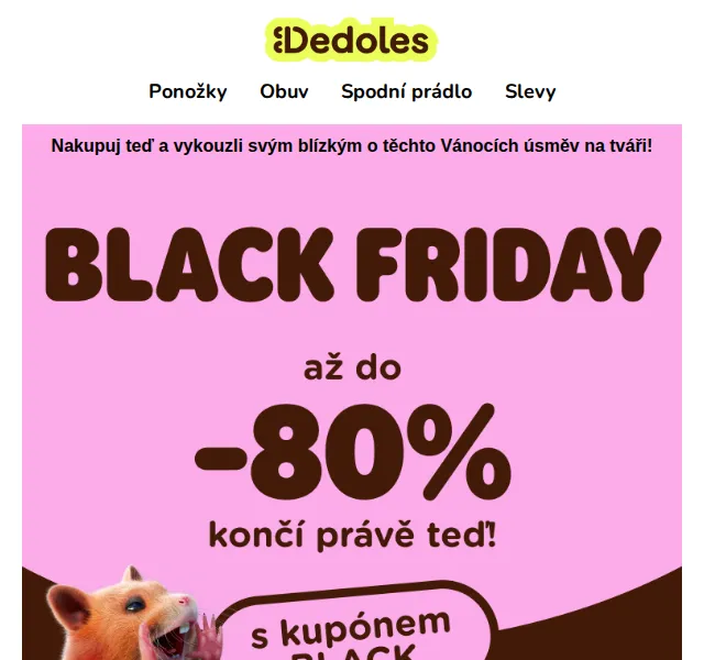 Dedoles.cz: Black Friday až -80 % – červen 2026 | Nuslet.cz