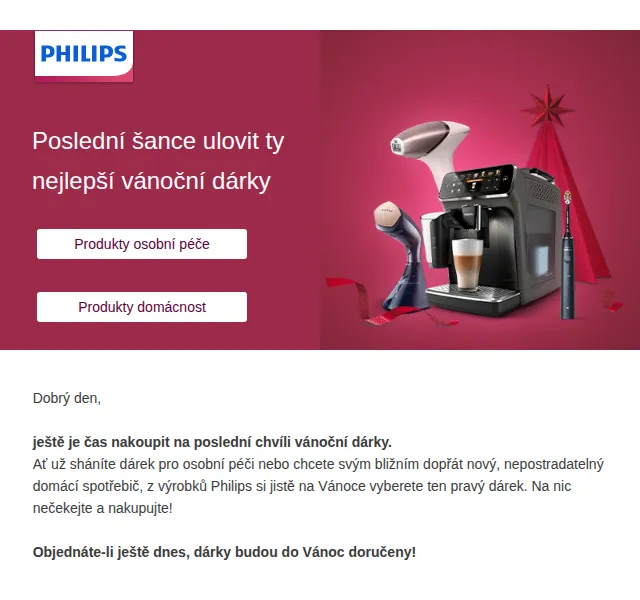Philips: Vánoční dárky do poslední chvíle – prosinec 2023 | Nuslet.cz