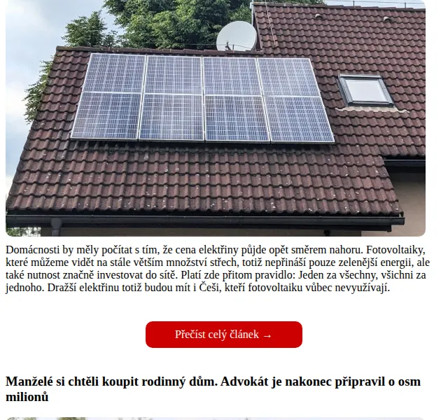 Dřevostavitel: Novinky ze světa fotovoltaik a nemovitostí – červenec 2026 | Nuslet.cz