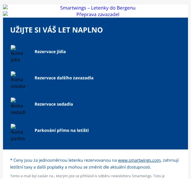 Smartwings: Letenky do Bergenu od 2 950 Kč – červen 2026