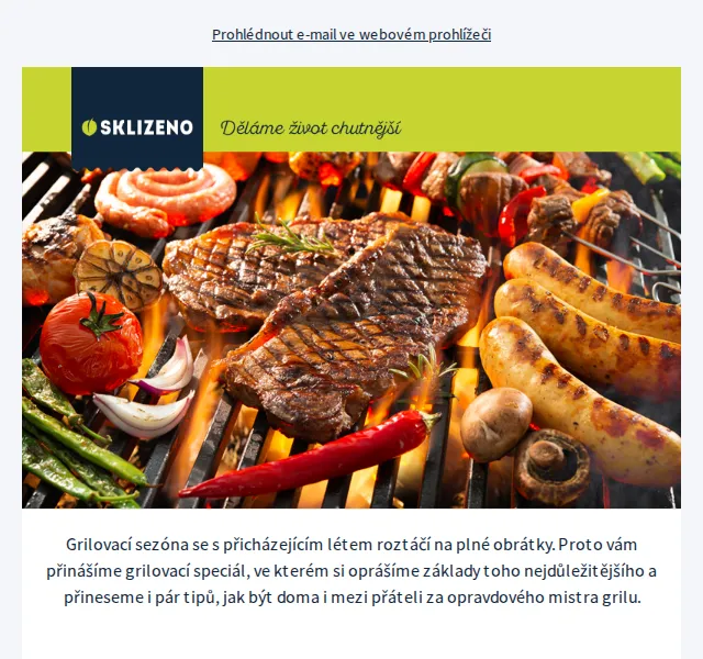 Sklizeno: Grilovací speciál – výbava pro mistra grilu – červen 2026 | Nuslet.cz