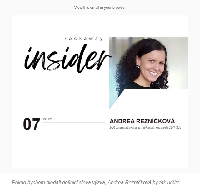 Rockaway Insider: inspirace od Andrey Řezníčkové – červen 2026 | Nuslet.cz