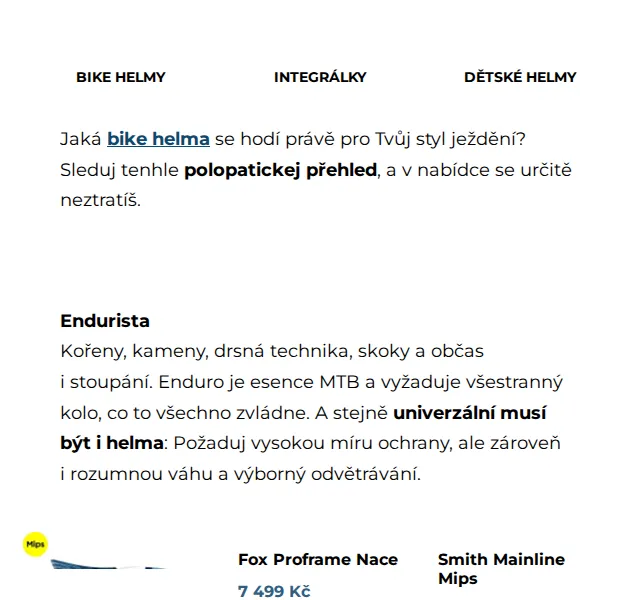 SNOWBOARD ZEZULA: Bike helmy Fox, Troy Lee Designs, Smith – červen 2026 | Nuslet.cz