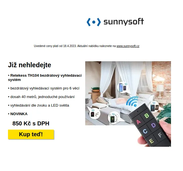 Sunnysoft: Bezdrátový vyhledávač, HiFi převodník a další – červen 2026 | Nuslet.cz