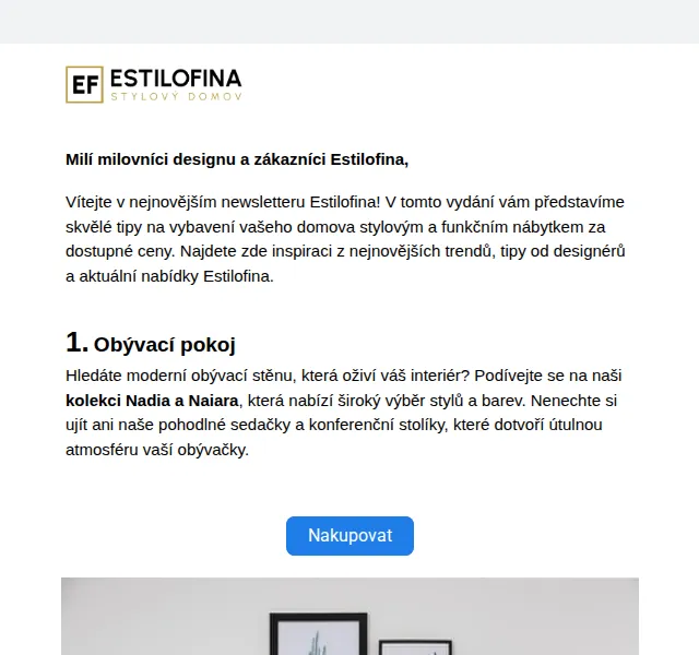 Estilofina-nabytek.cz - stylový domov: Nábytek snů – červen 2026 | Nuslet.cz