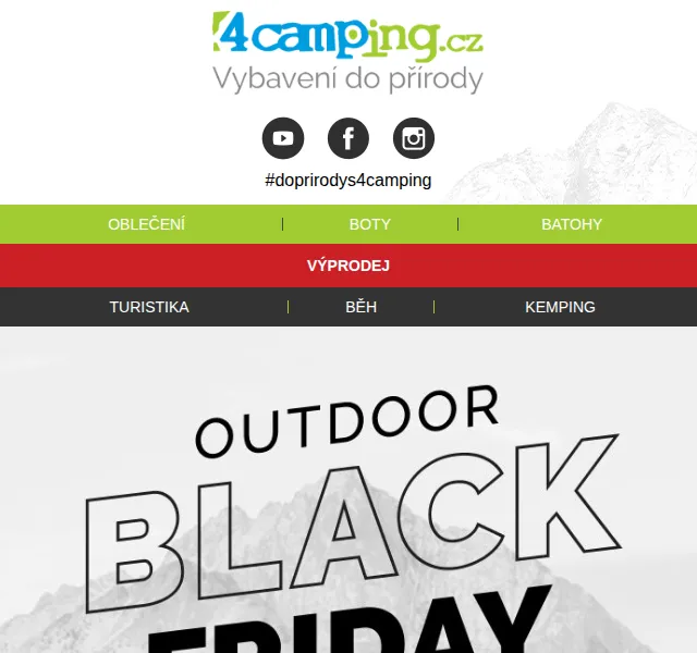 4camping: outdoor Black Friday oblečení – červen 2026 | Nuslet.cz