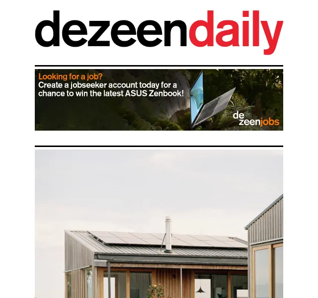 Dezeen Daily: Off-grid farmhouse – červenec 2026 | Nuslet.cz