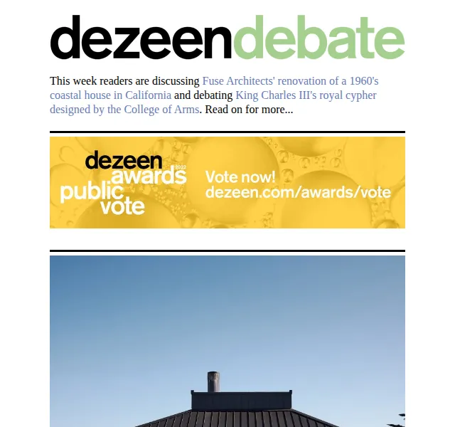 Dezeen Daily: Kontroverzní články a designové novinky – červen 2026 | Nuslet.cz