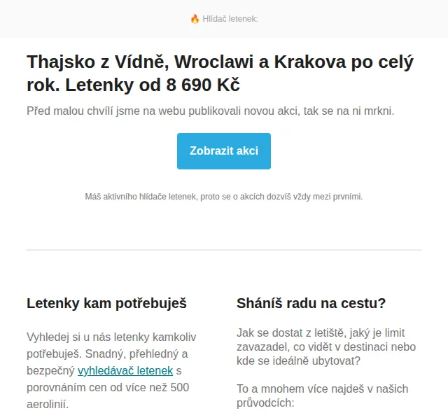 Cestujlevne.com: Thajsko z Vídně, Wroclawi a Krakova – letenky od 8 690 Kč – červen 2026 | Nuslet.cz