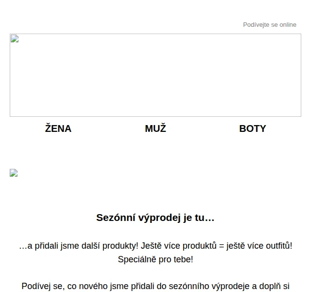 Cropp: Sezónní výprodej s dopravou zdarma – červen 2026 | Nuslet.cz