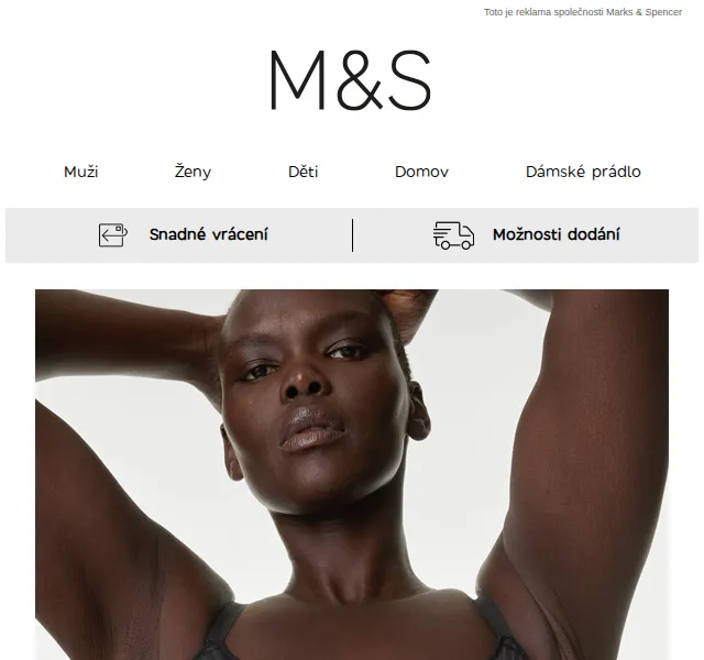 Marks and Spencer: Podzimní spodní prádlo a domácí potřeby – červen 2026 | Nuslet.cz