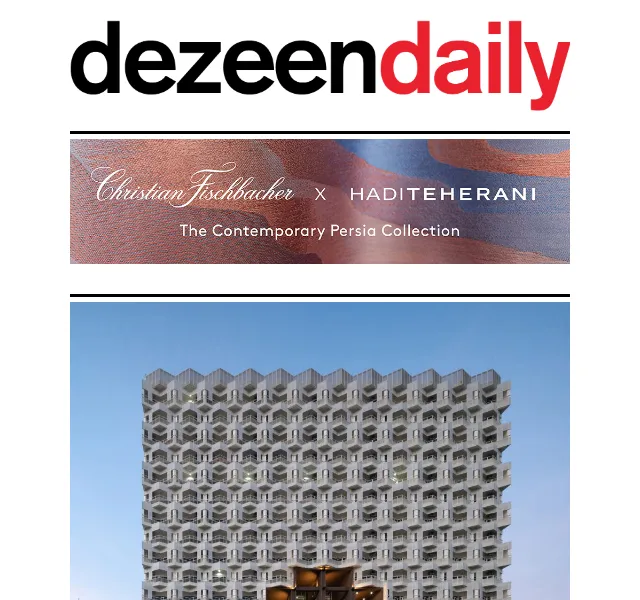 Dezeen Daily: Architektura a design – červen 2026 | Nuslet.cz