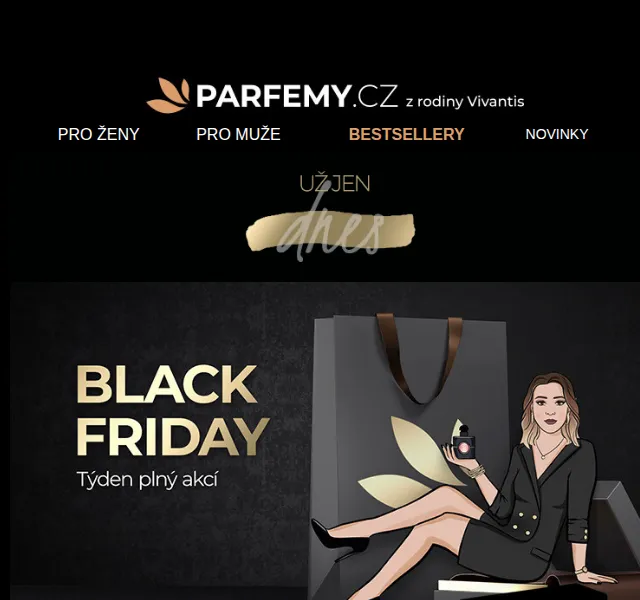 Parfemy.cz: Black Friday slevy na parfémy – listopad 2023 | Nuslet.cz