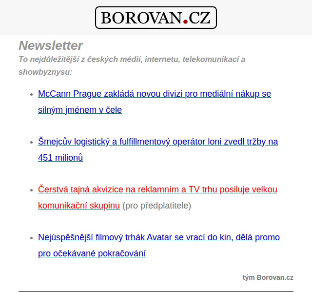Aleš Borovan: Novinky z médií a byznysu – červen 2026 | Nuslet.cz