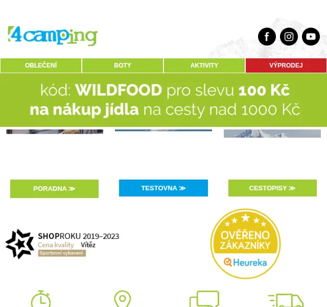 4camping: Stravujte se v přírodě jako páni – červen 2026 | Nuslet.cz
