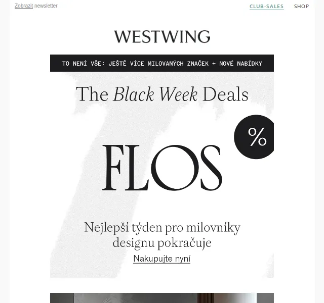 Westwing: Angel Cerdá, Stelton a dárky – Black Week červen 2026 | Nuslet.cz